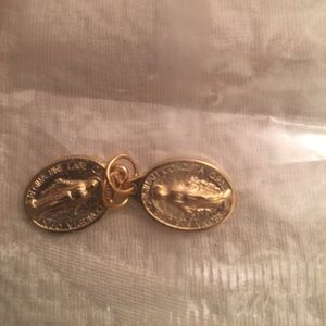 Gold filled Virgin Mary pendant